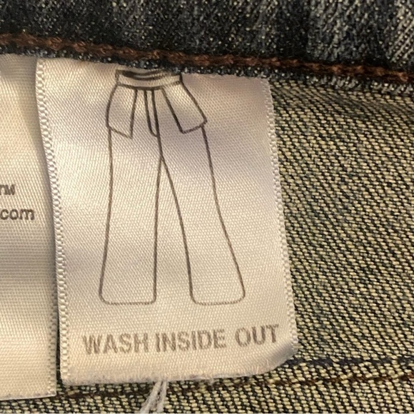 Petrol Jeans Roxie Size 6 Low Rise Distressed Western Embroidered Pockets - Picture 12 of 14